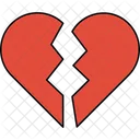 Coeur Brise Chagrin Douleur Emotionnelle Icône