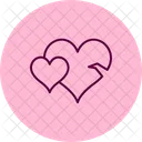 Coeur brisé  Icône