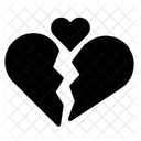 Coeur brisé  Icône