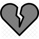 Coeur brisé  Icône