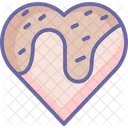 Coeur En Chocolat Sirop De Chocolat Chocolat Degoulinant Icon