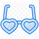 Lunettes coeur  Icon