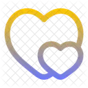 Coeurs Amour Coeur Icône