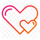 Coeurs Comme Amour Icône