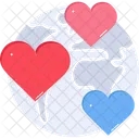 Coeurs Amour Coeur Icône