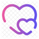 Coeurs Amour Coeur Icône