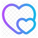 Coeurs Amour Coeur Icône