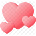 Coeurs Amour Coeur Icône