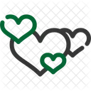 Coeurs Symboles Amour Icône