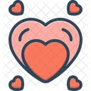 Coeurs Sentiments Amour Icône