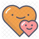 Coeurs Couple Amour Icône