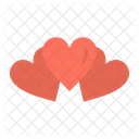 Amour Coeur Romantique Icône