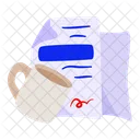 Coffee Document Folder Icon