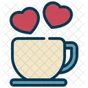 Coffee Cup Heart Icon