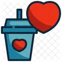 Coffee Drink Love Icon