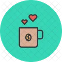 Coffee Cup Love Icon