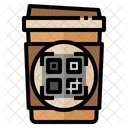 Coffee Cup Qr Code Icon
