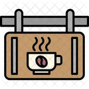 Coffee Signage Shop Icon