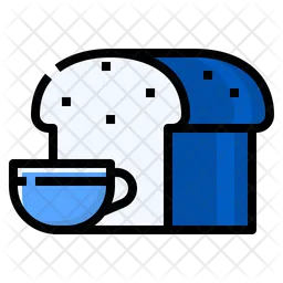 Coffee and bread  Icon