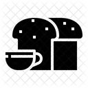 Coffee Bread Morning Icon