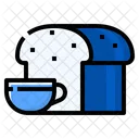 Coffee Bread Morning Icon