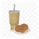 Coffee and cookie  Icon