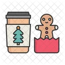 Coffee And Gingerbread  Icon