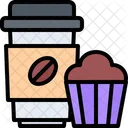 Coffee And Muffin  Icon