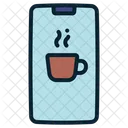 Coffee App Digital Coffee Menu Phone Coffee Bean Icon