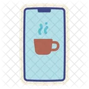 Coffee App Digital Coffee Menu Phone Coffee Bean Icon