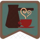 Coffee Badge  Icon