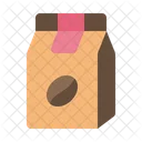Coffee Bag Packaging Beans Icon