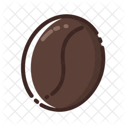 Download Coffee bean Icon of Colored Outline style - Available in ...