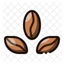 Coffee Bean Caffeine Icon