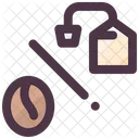 Coffee Bean And Teabag  Icon