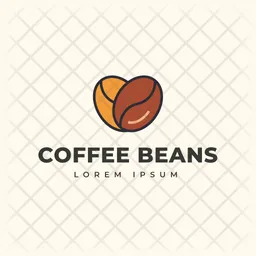 Coffee Beans Logo Icon