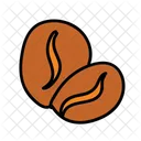 Coffee Beans Seed Icon
