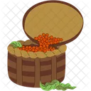 Coffee Beans On A Tray Beans Food Icon