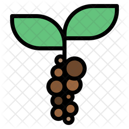 Download Free Coffee Beans Plant Icon Of Colored Outline Style Available In Svg Png Eps Ai Icon Fonts