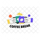 Coffee Break Break Businessman Icon