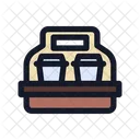Coffee Carrier Container Icon