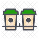 Coffee Carrier Box Carrier Icon