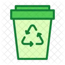 Eco Coffee Cup Recycle Icon