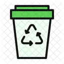 Eco Coffee Cup Recycle Icon