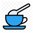 Coffee Cup Mixing Spoon Icon