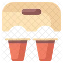 Cup Holder Cups Icon