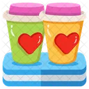 Coffee Cup Love Icon