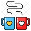Coffee Tea Love Icon