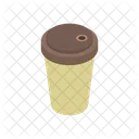 Coffee Cup Isometric Coffee Icon