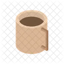 Coffee Cup Isometric Coffee Icon